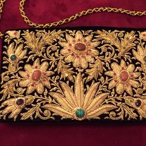 Hand made bag-very beautiful and unique. Genuine stones.